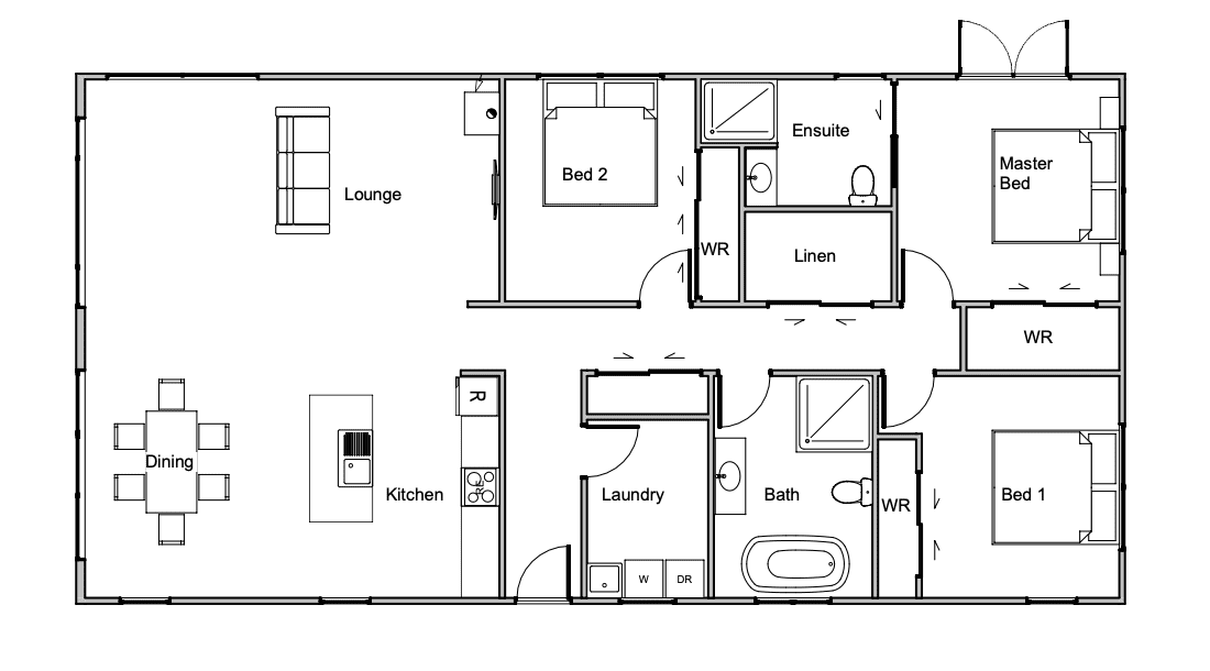 Floorplan Milrock 1