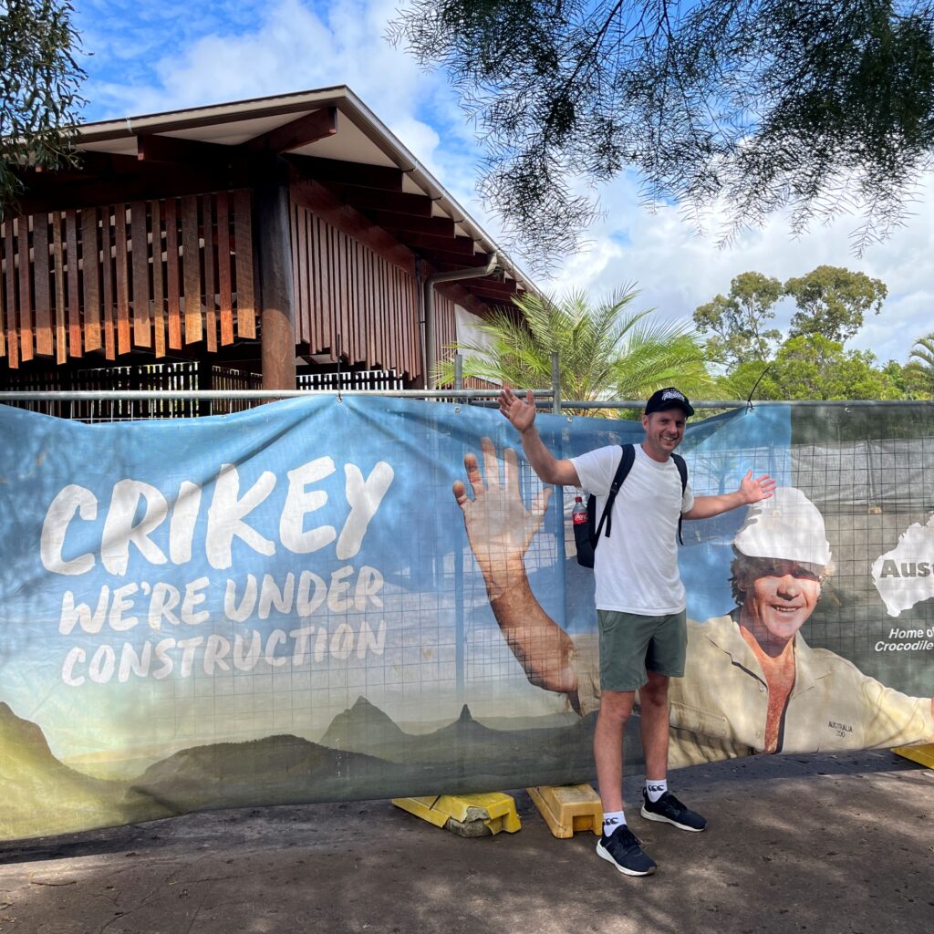 Were Under Construction Luke With Signage