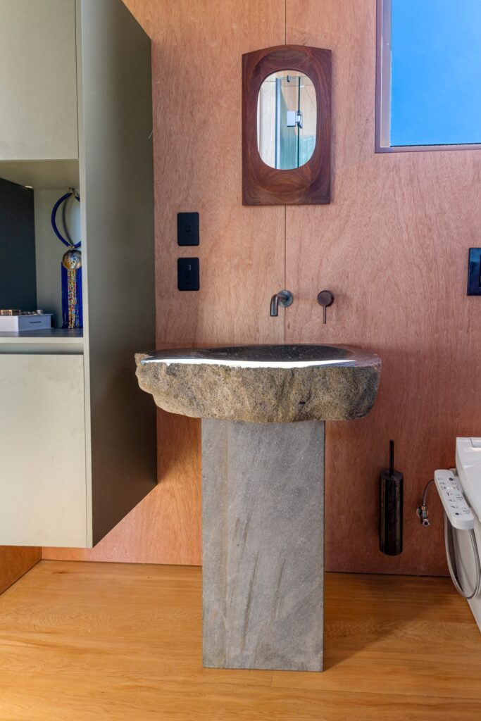 Horopito Heights Bathroom Stone Sink